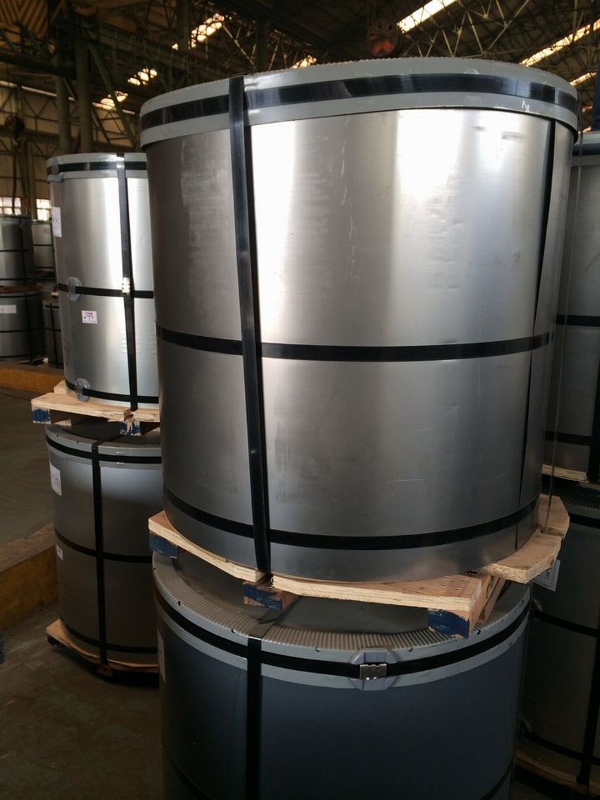 宝钢彩涂卷 海蓝、白灰